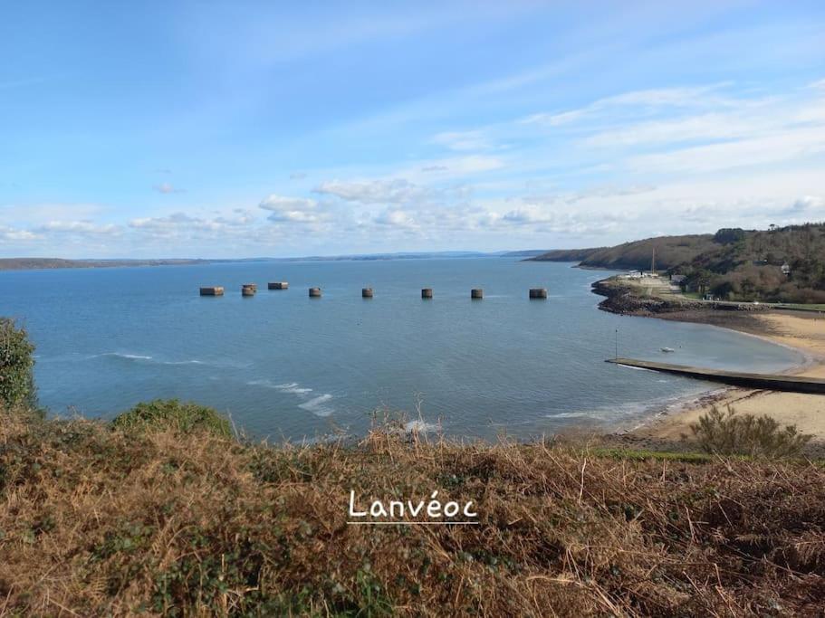 Presqu'Ile De Crozon - Proche Voie Verte Et Plage Lanvéoc Eksteriør billede